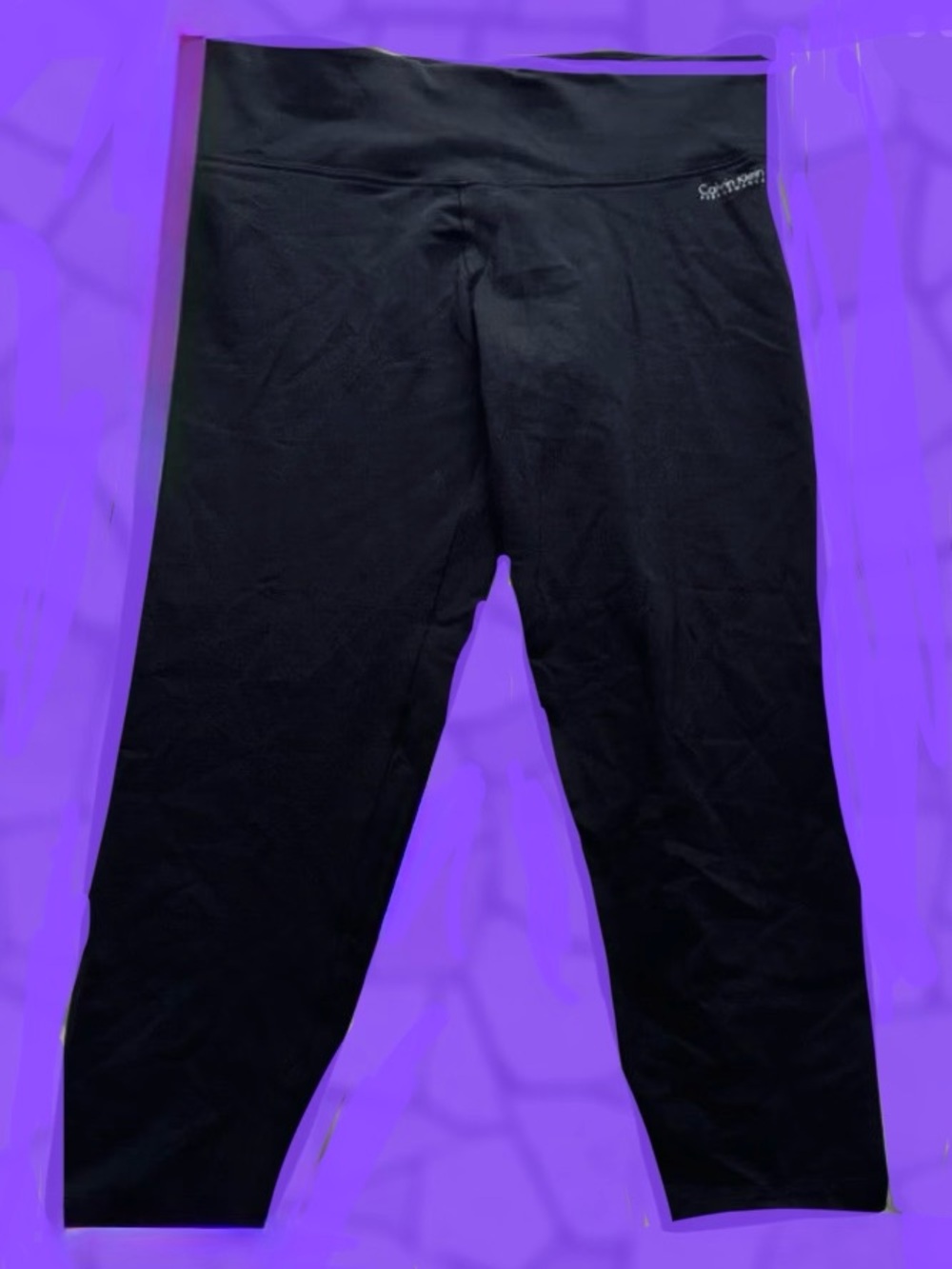 Women’s Calvin Klein performance quick dry Capri Leggings size xl. Black